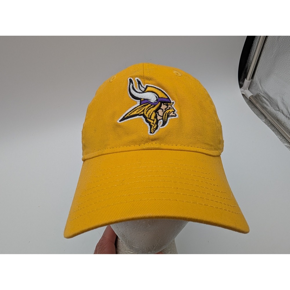 New Era 9TWENTY Minnesota Vikings Hat Yellow Adjustable Cotton NFL Baseball Cap